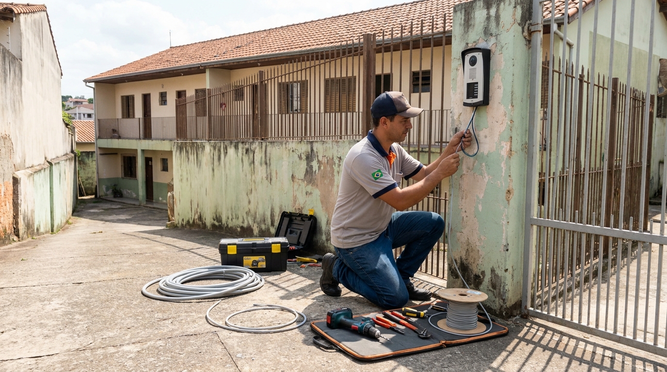 Instalação de Porteiro Eletrônico em Bragança Paulista‑SP